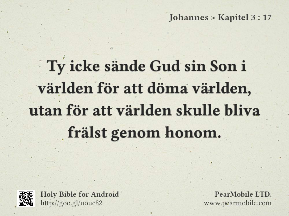Johannes, Kapitel 3:17